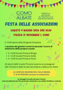 Locandina festa delle associazioni 2026